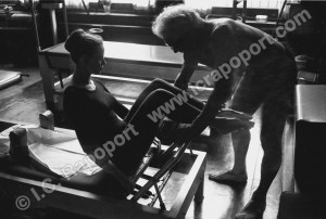 PLATE 26A student on reformer